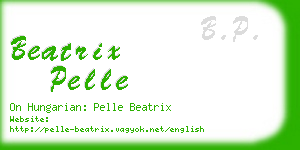beatrix pelle business card